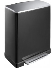 Кош за отпадъци EKO Europe - E-Cube, 50 l, черен