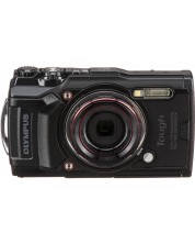 Компактен фотоапарат Olympus - TG-6, 12MPx, черен -1