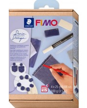 Комплект глина Staedtler Fimo Soft - Denim Design, 4 х 25 g
