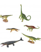 Комплект фигурки Rappa - Динозаври III, 6 броя, 6-10 cm -1