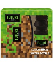 Комплект бутилка и кутия за храна Derform DF 29 Pixels