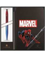 Комплект тефтер и химикалка Cross Tech2 - Marvel Spider-Man, A5