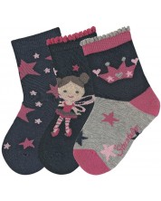 Комплект детски чорапи Sterntaler - 19/22 размер, 12-24 месеца, 3 чифта -1