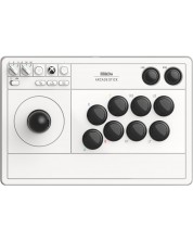 Безжичен контролер 8BitDo - Arcade Stick, бял (Xbox One/Series X/PC) -1