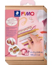 Комплект глина Staedtler Fimo Soft - Knit & Braid Design, 4 х 25 g