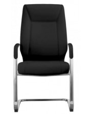 Комплект посетителски столове RFG - Vinci, 2 броя, черни -1