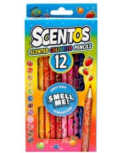 Комплект от ароматни цветни моливи Scentos - 12 цвята -1