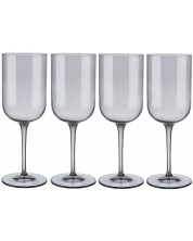 Комплект от 4 чаши за вино Blomus - Fuum, 400 ml, сиви -1