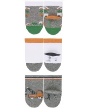 Комплект бебешки чорапки Sterntaler -17/18 размер, 6-12 месеца, 3 чифта