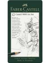 Комплект моливи Faber-Castell 9000 - 12 броя