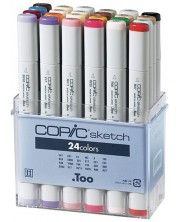 Комплект маркери Too Copic Sketch - Основни тонове, 24 цвята -1
