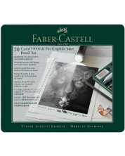 Комплект графитни моливи Faber-Castell Pitt & Castell 9000 - 20 броя