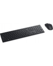 Комплект клавиатура и мишка Dell - Pro KM5221W, безжичен, кирилизиран, черен