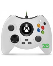 Контролер Hyperkin - Duke, Xbox 20th Anniversary Limited Edition, бял (Xbox One/Series X/S/PC)