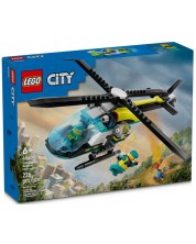 Конструктор LEGO City - Спасителен хеликоптер за спешна помощ (60405) -1
