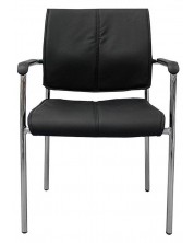 Комплект посетителски столове RFG - Flash M, 4 броя, черни -1