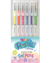 Комплект гел химикалки Colorino Pastel - 6 цвята