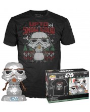 Комплект Funko POP! Collector's Box: Movies - Star Wars (Holiday Stormtrooper) (Metallic) -1