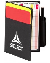 Комплект реферски картони Select - с бележник, молив и монета -1
