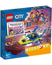 Конструктор LEGO City - Мисии на детективите от водната полиция (60355) -1