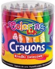 Комплект пастели Colorino Kids - Jumbo, 48 бр., 12 цвята -1