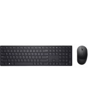Комплект мишка и клавиатура Dell - KM5221W Pro, безжичен, черен -1