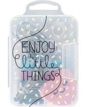 Комплект с канцеларски принадлежности Legami - Enjoy the Little Things, 6 части