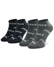Комплект чорапи Puma - BWT Sneaker, 2 чифта, черни/сиви -1