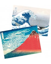 Комплект мини плакати GB eye Art: Katsushika Hokusai - The Great Wave & Red Fuji -1