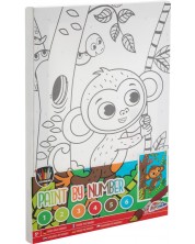 Комплект за рисуване по номера Grafix - Маймуна -1