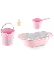 Комплект за къпане BabyJem - Розов, 5 части -1