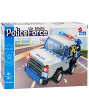 Конструктор Alleblox Police Force - Полицейска кола, 107 части -1