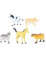 Комплект фигурки Rappa - Домашни животни, 5 броя, 7-9 cm -1