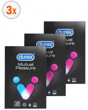 Комплект Mutual Pleasure Презервативи, 3 х 16 броя, Durex -1