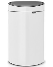 Кош за отпадъци Brabantia - Touch Bin New, 40 l, White