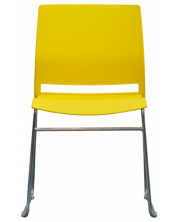 Комплект посетителски столове RFG - Gardena, 4 броя, жълти