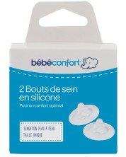 Комплект силиконови зърна Bebe Confort - универсален размер, 2 броя -1