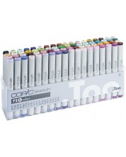Комплект маркери Too Copic Sketch - E colors, 72 цвята -1