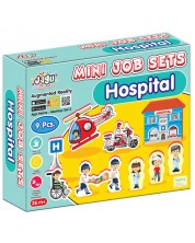 Комплект говорещи играчки Jagu - Болница, 9 части -1