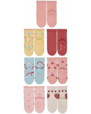 Детски чорапи за момичета Sterntaler - 17/18 размер, 6-12месеца, 7 чифта