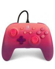 Контролер PowerA - Enhanced,  жичен, Fantasy Fade Red (Nintendo Switch) -1
