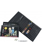 Комплект маркери Too Copic Ciao - Манга сет, в несесер, 20 цвята