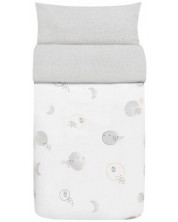 Комплект детски чаршафи Baby Clic - Nuit White, 70 х 140 cm -1