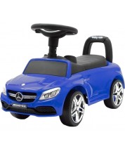 Кола за яздене Baby Mix - Mercedes Benz AMG C63 Coupe, синя -1