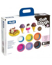 Комплект за моделиране с тесто Milan Soft Dough - Ice Cream