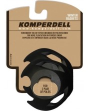 Комплект перца за щеки Komperdell - Regular UL Eisflanken FXP Telle, черни