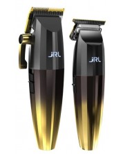 Комплект професионална машинка и тример JRL - Gold Combo, черен/златен -1