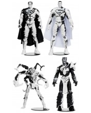 Комплект екшън фигури McFarlane DC Comics: Superman - Ghosts of Krypton (Page Punchers) (Sketch Edition) (Gold Label) (Limited Edition), 18 cm