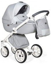 Комбинирана детска количка 2в1 Baby Giggle - Porto, сива -1