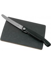 Комплект кухненски сгъваем нож и дъска за рязане Victorinox - Swiss Classic, черни